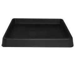 Tusco 11" Square Saucer Black