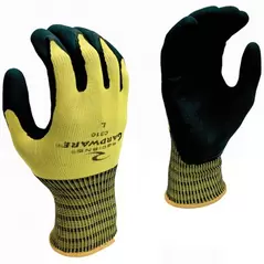 BGC Glove Gardware 13G Green Nylon Double Coat S