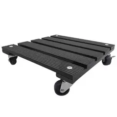 Wagner WPC 11.4"x11.4" Square Plant Caddy Grey