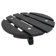 Wagner WPC 11.4 Diam Round Plant Caddy Grey