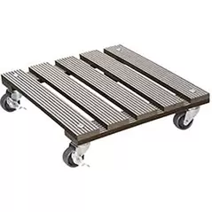 Wagner WPC Square Plant Caddy Taupe