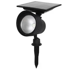 Moonrays Solar Black Spotlight w/Lumens
