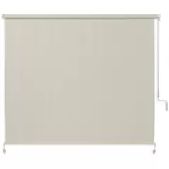 Coolaroo 6'x8' Exterior Roll Shade Pebble 95% Shade