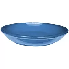 Michael Carr 11.8" Flared Round Saucer Peacock