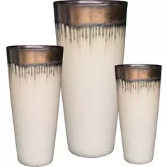MCarr 15pc Tall Planter Pallet Gold Yellow Cream