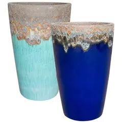 MCarr 12pc Tall Round Planter Pallet Mixed Colors