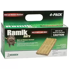 Ramik Bars 4x1Lb Box Sold By Case Diphacinone