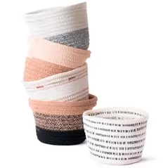SuperMoss 6" Softweave Planter Mix Set of 5