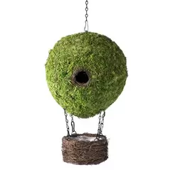 SuperMoss Woven Birdhouse Air Baloon Fresh Green