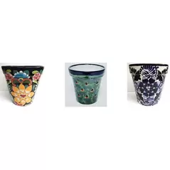 Talavera 8" Flower Pot