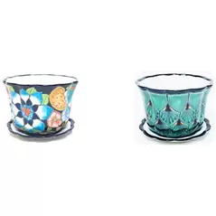 Talavera 8" Pot with Saucer