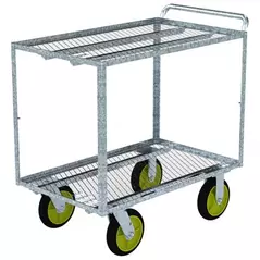 VRE Single Handle Shopper Push 22"X36" Cart 8" Air Tires VRCTSHOPPER