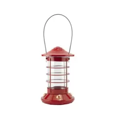 Woodlink Red Port Lantern Hummingbird Feeder