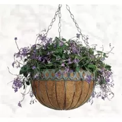 Austram 16" Queen Anne Round Hanging Green