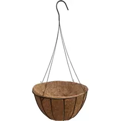 Austram 16" ProGro Planter with Wire Hanger Black