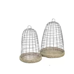 Braun Galvanized Bird Hut