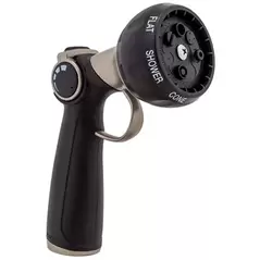 Orbit 7-Pattern Metal Thumb Control Nozzle w/Loop