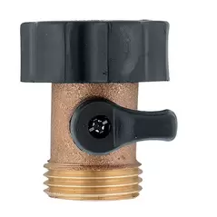 Orbit Brass Shut-Off Coupling