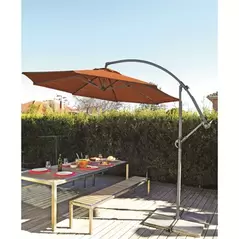 Gale Pac 10' Cantilever Umbrella Terracotta