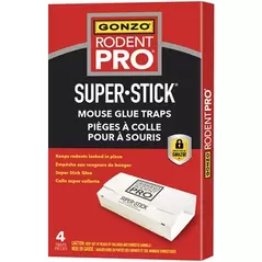 GONZO 4ct Rodent Pro Super Stick Mouse Trap