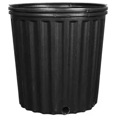 Grower Select 1 Gallon Nursery Pot, Blow Molded, Black, 90 per Case, 126 Cases per Pallet, 6.49in x 6.69in. .79Gal, 1Gallon