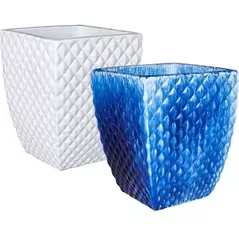 MCarr 16pc Tall Square Diamond Planter Pallet Mixed