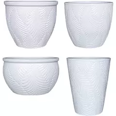 MCarr 26pc Fronds Planter Pallet White