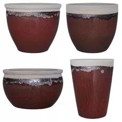 MCarr 26pc Mix Planter Pallet Volcanic Red Wine