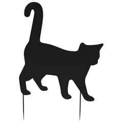 Panacea 24" H Cat Shadow Yard Stake