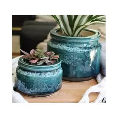 Jewel 4.5" Self Watering Pot Ems