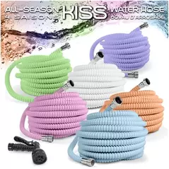KISS 50' All Season Hose w/ Nozzle Multi Color