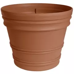 Bloem 12" Rolled Rim Planter Terra Cotta