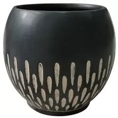 Southern Patio 6" Ava Planter Brown Finish