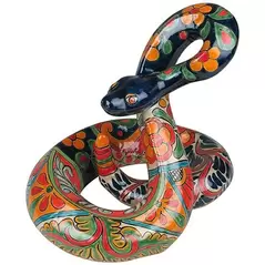 Talavera 13" Coil Snake