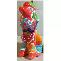 Talavera French Poodle Statue