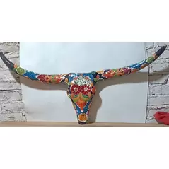 Talavera Large Bull Horns