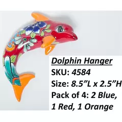 Talavera Large Dolphin Hanger