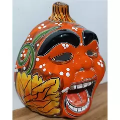 Talavera Gesturing Pumpkin 2