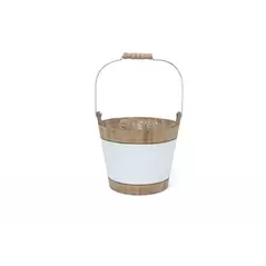 VCS 9" Wood Pail Planter