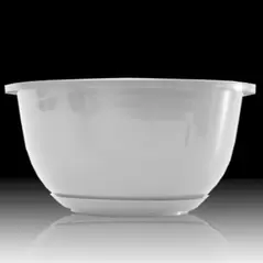 BLD 10.00 CONTEMPORARY WHITE WITH SAUCER INCLUDES 3 STRAND WIRE HANGERS 50/CS 6905190