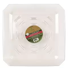Plastec 11" Square Recycled Saucer