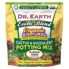 Dr Earth 4qt Exotic Blend Cactus & Succulent Potting Soil