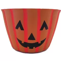 Grower Select 09.00 Little Harv Pumpkin Cover Pot With Face 90/CS