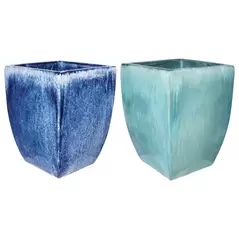 MCarr 16pc Camillia Square Planter Pallet Mixed Colors