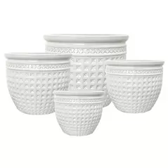MCarr 6pc Aquapot Planter Pallet White
