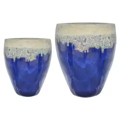MCarr 8pc Aquapot Planter Pallet Volcanic Light Blue