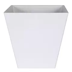 Artstone Ella 10" Square Planter White