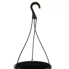 POPP MHJ 40 3 Strand 18" Plastic Hanger Blk 58/Bd 6Bd/Cs