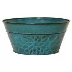 Robert Allen 8" Laurel Bowl Planter Lagoon