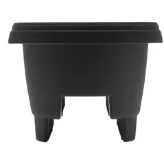 Bloem 12" Deck Rail Planter Black